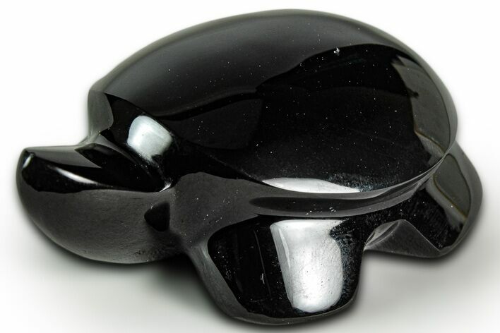 Polished Sheen Obsidian Turtle - California #331597